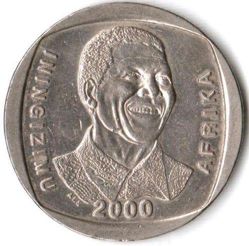 2 x CIRCULATED MANDELA SMILEY COINS